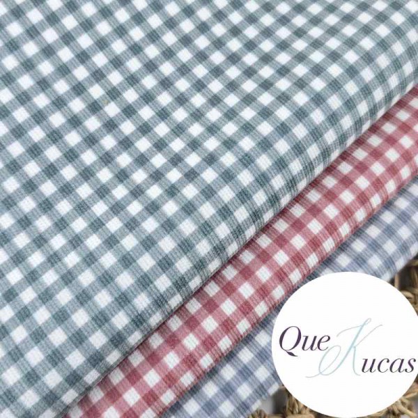 MICROPANA VICHY VERDE VINTAGE 2