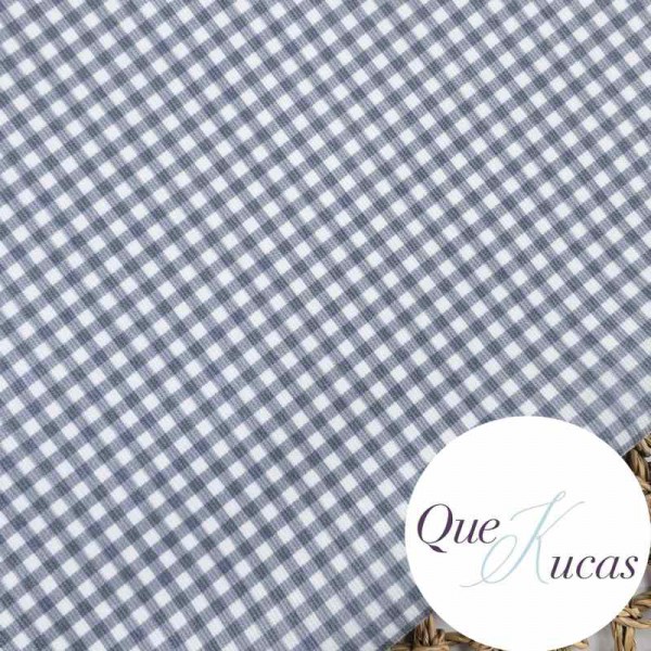 MICROPANA VICHY AZUL VINTAGE
