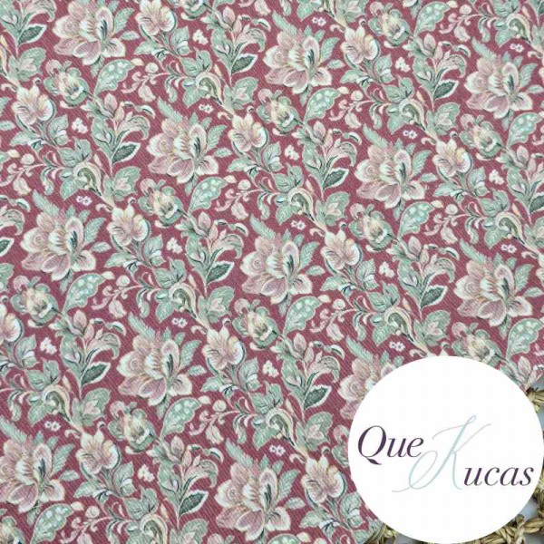 MICROPANA FLORES SALMA ROSA VINTAGE