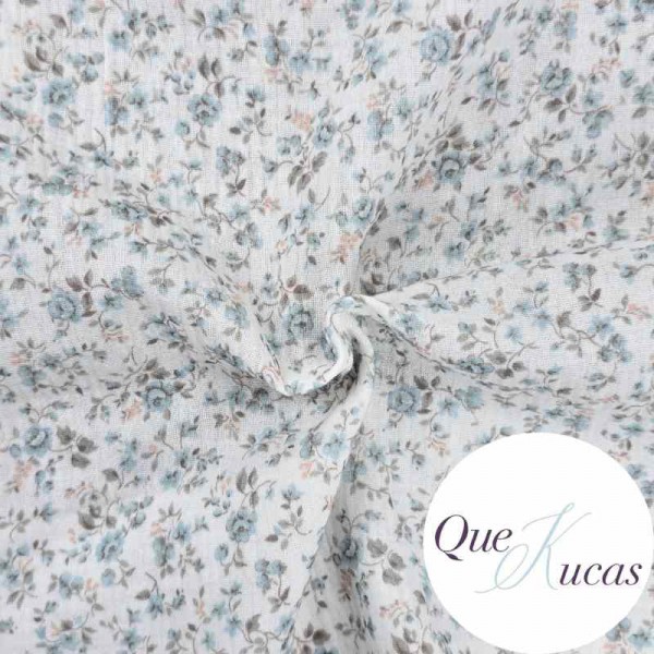 DOBLE GASA FLORES BERTA AQUA