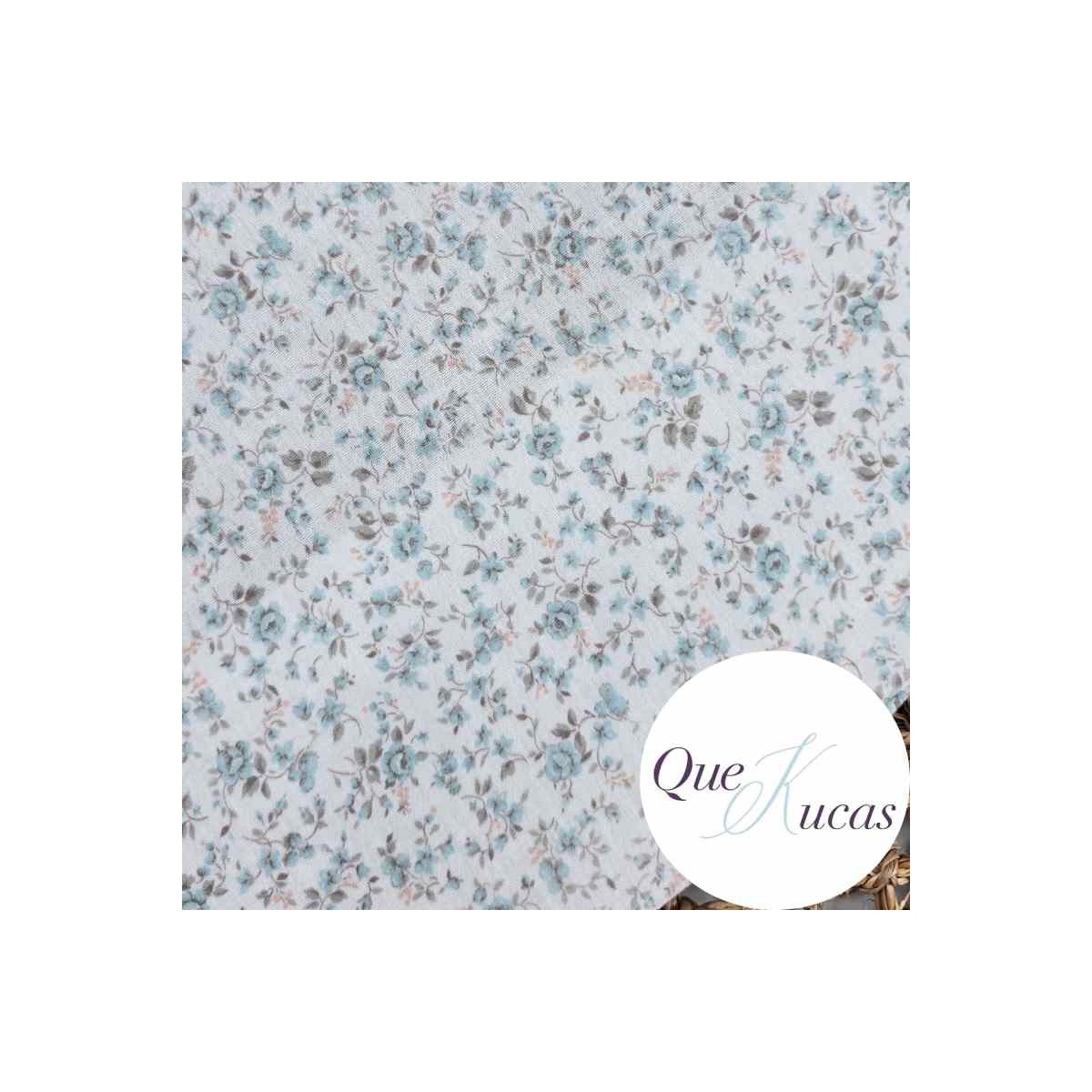 DOBLE GASA FLORES BERTA AQUA