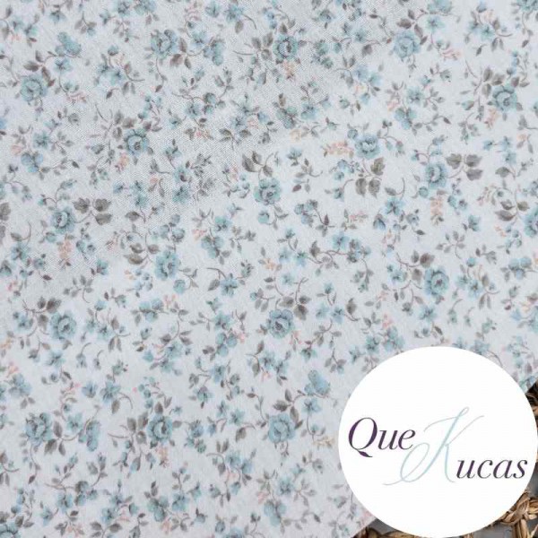 DOBLE GASA FLORES BERTA AQUA