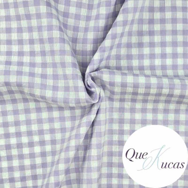 VICHY SEERSUCKER SUMMER LAVANDA