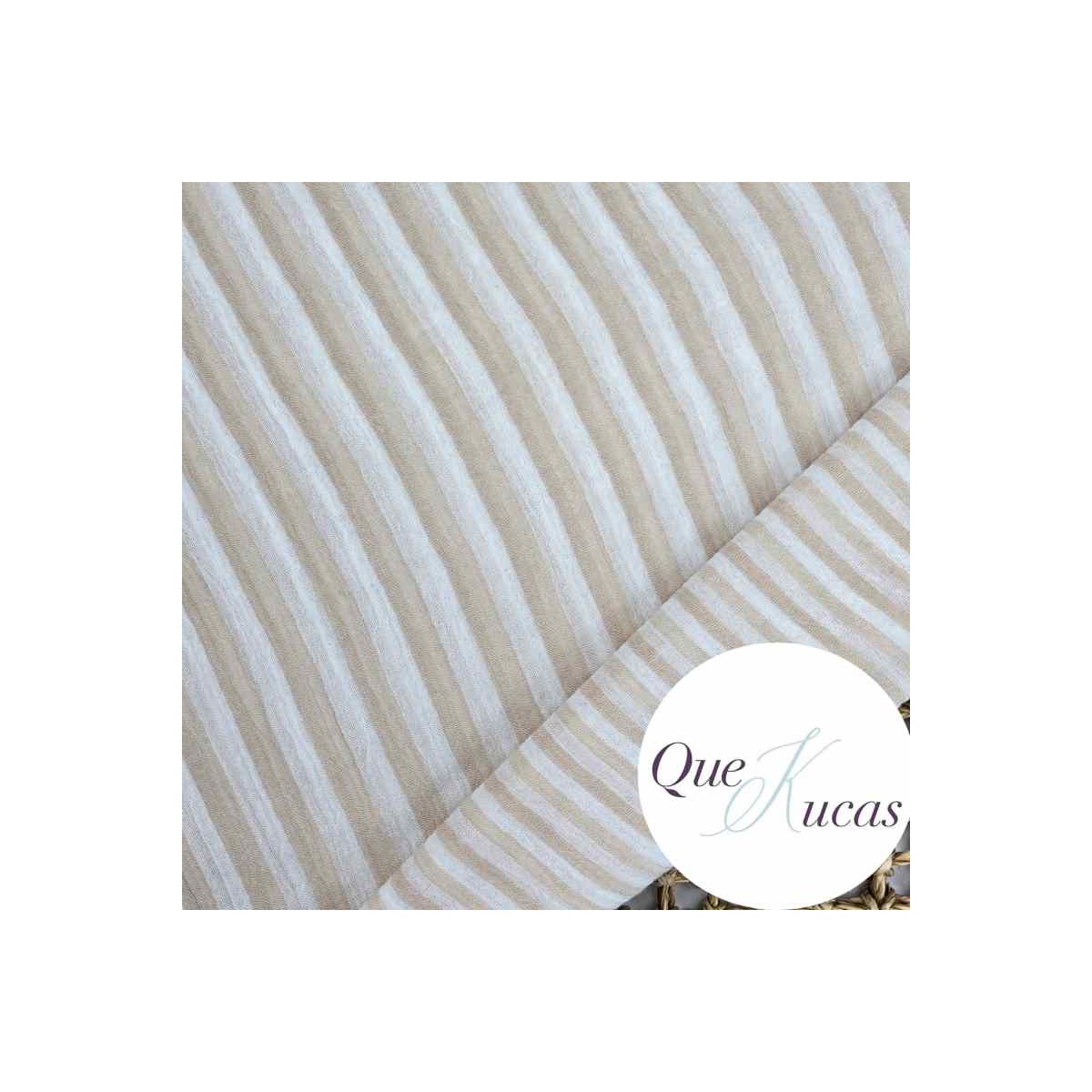 DOBLE GASA RAYAS REVERSIBLE ARENA