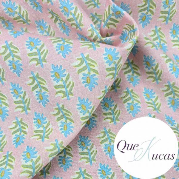 POPELÍN KASHMIR ROSA 2