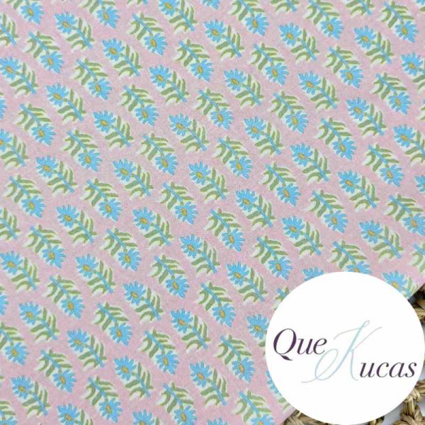 POPELÍN KASHMIR ROSA