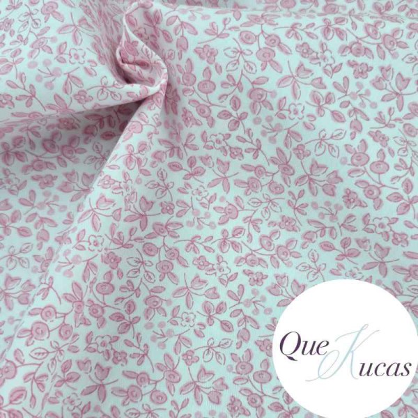 POPELÍN MILLEFLEURS ROSA 2