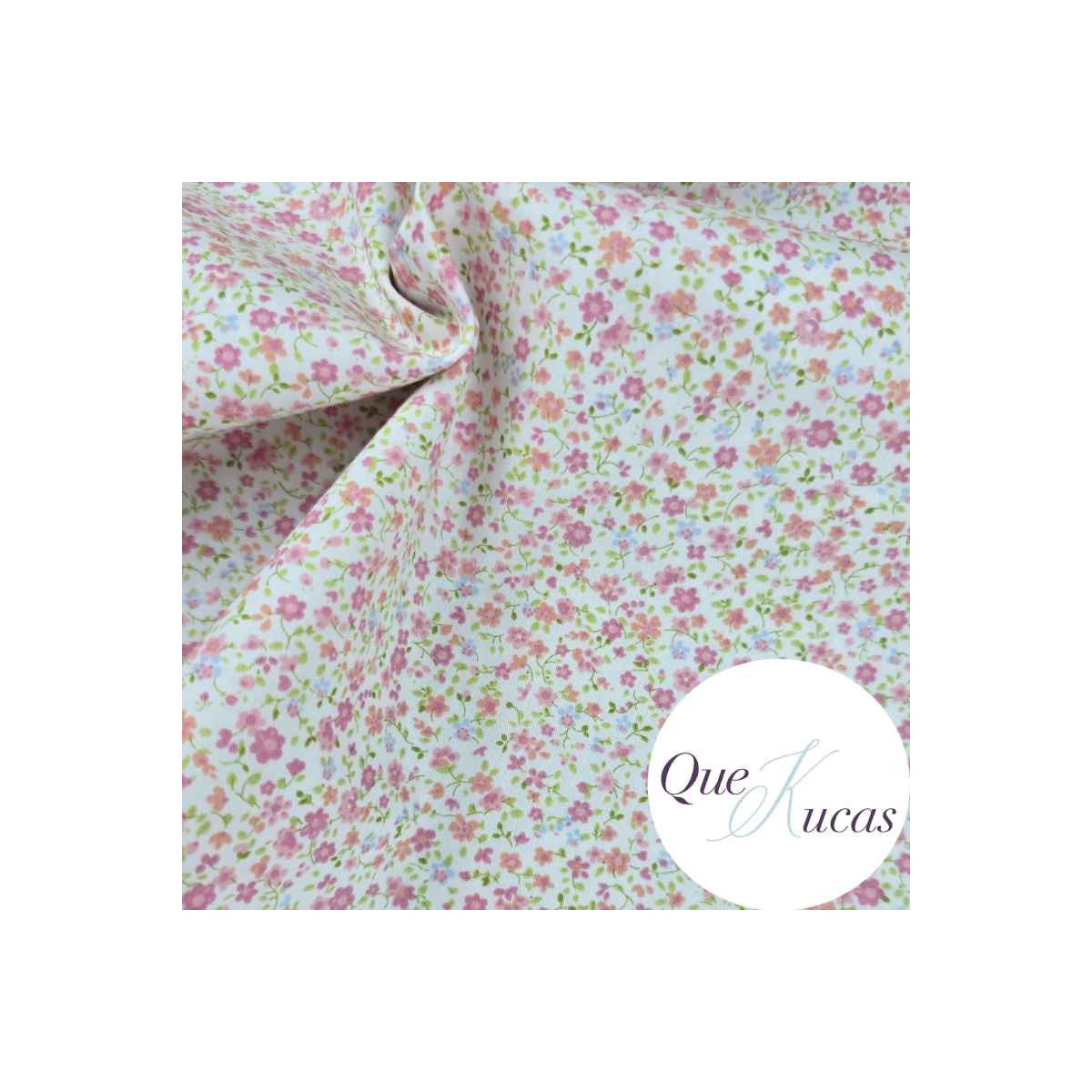 POPELÍN FLORES COLETTE ROSA