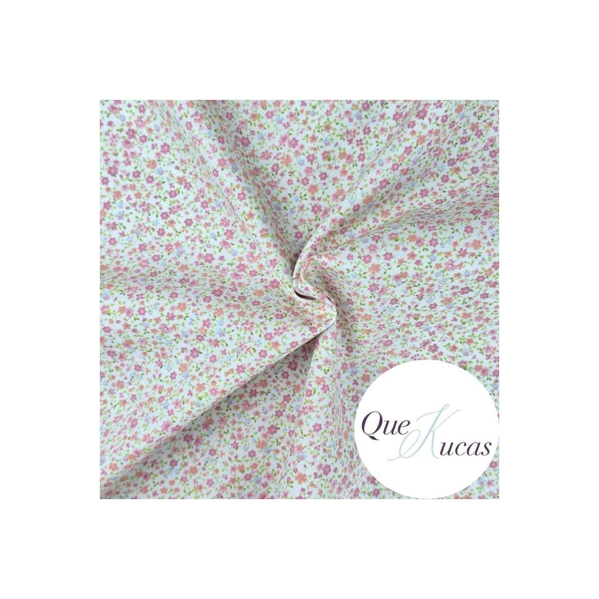 POPELÍN FLORES COLETTE ROSA