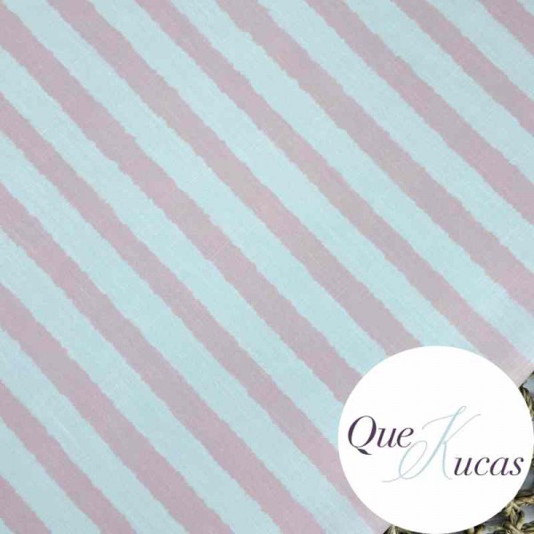 ECO-FIL RAYAS AQUARELL ROSA