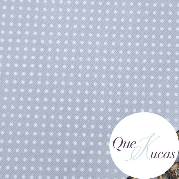 PIQUE TOPOS GRIS
