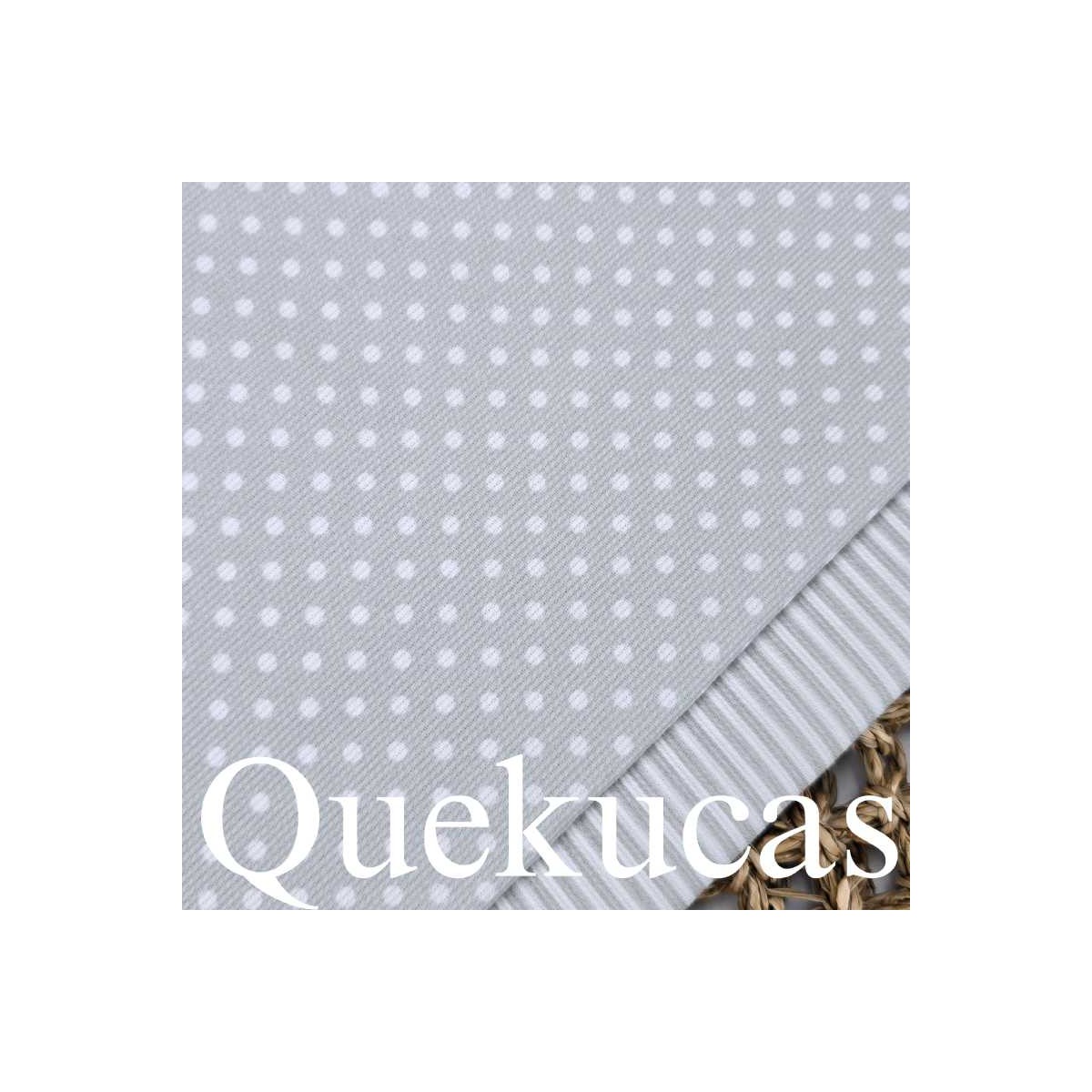 PIQUE TOPOS GRIS
