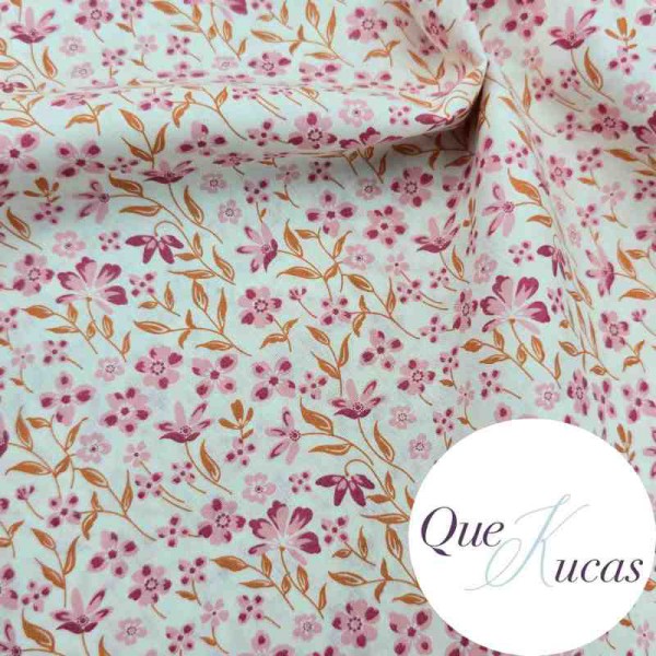 POPELÍN FLORES OFFELIA ROSA 2