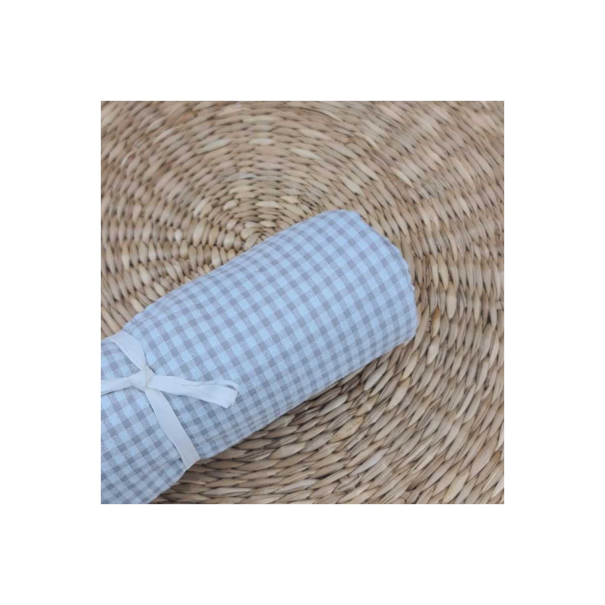 63CM VICHY SEERSUCKER GRIS MINI