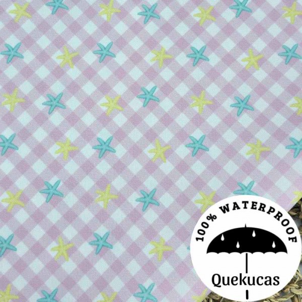 IMPERMEABLE CANVAS PARADISE STAR ROSA