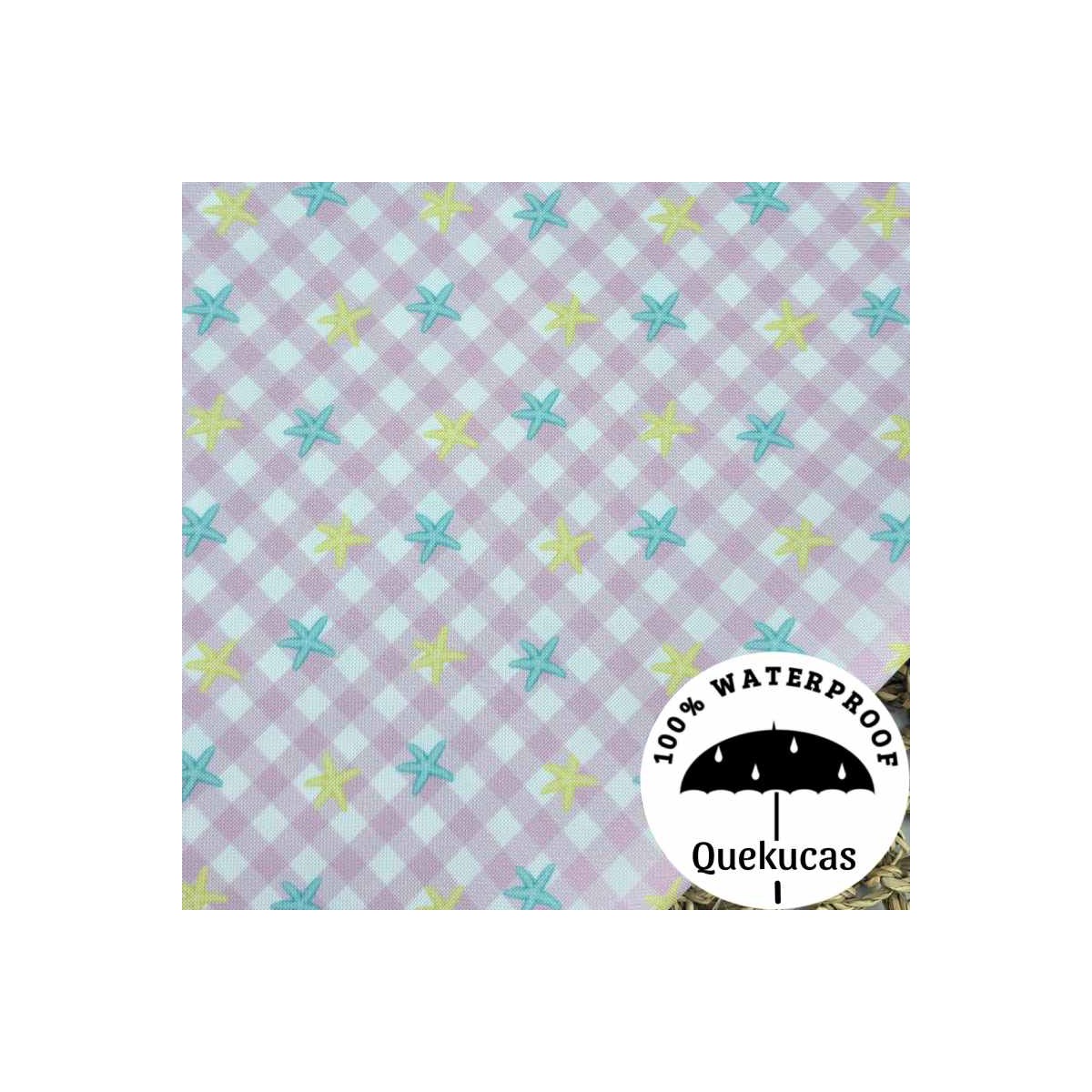 IMPERMEABLE CANVAS PARADISE STAR ROSA