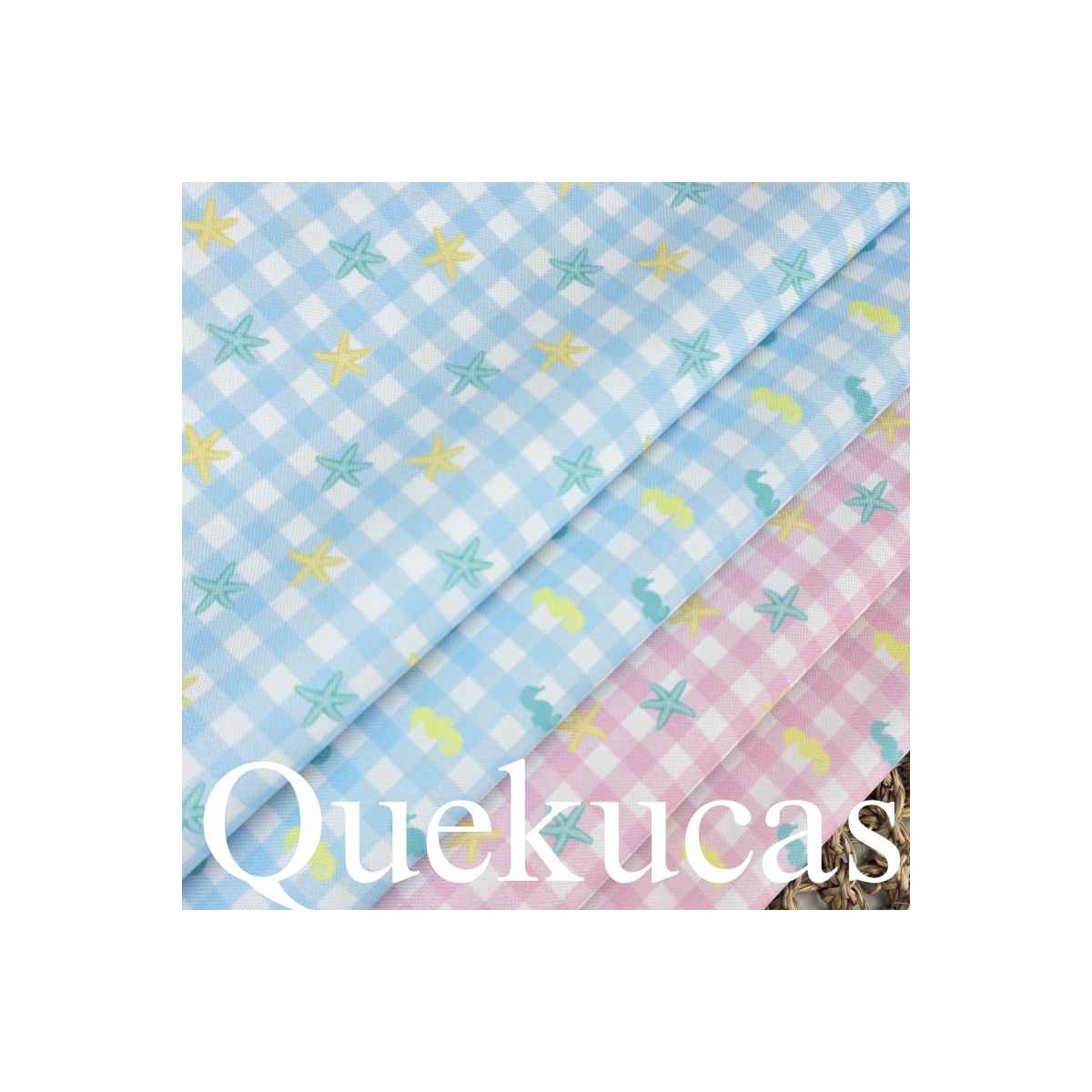 IMPERMEABLE CANVAS PARADISE BEACH AZUL