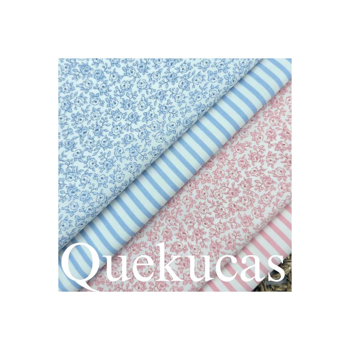 POPELÍN RAYAS LIAN AZUL