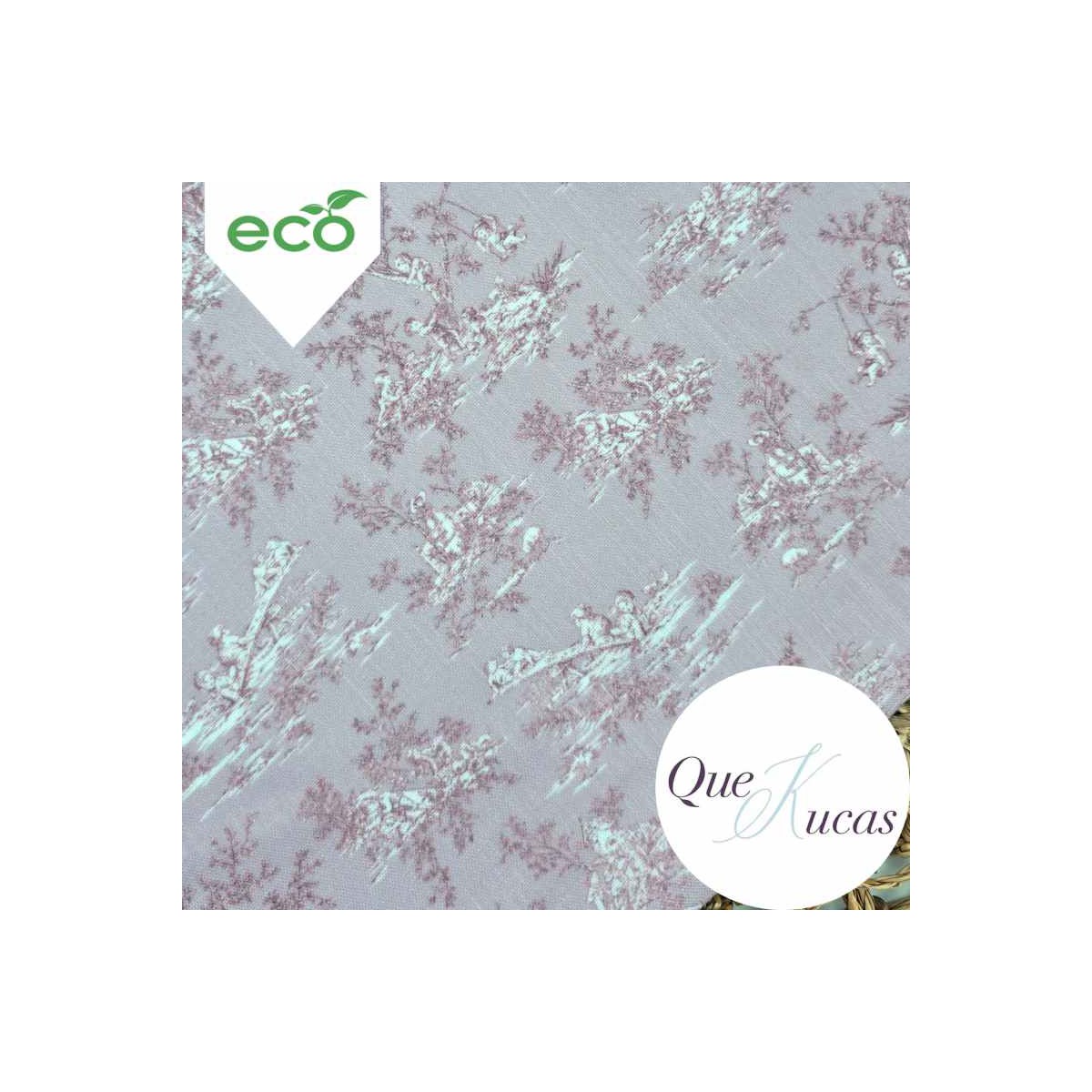 ECOFIL TOILE DE JOUY ROSA EMPOLVADO