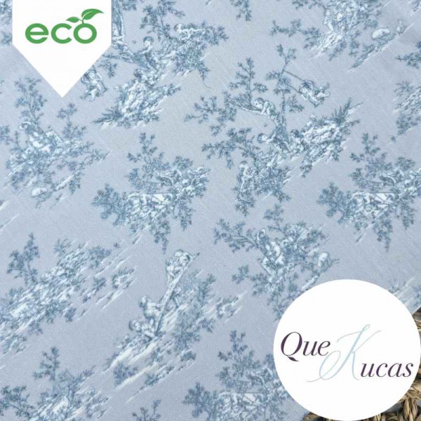 ECOFIL TOILE DE JOUY AZUL