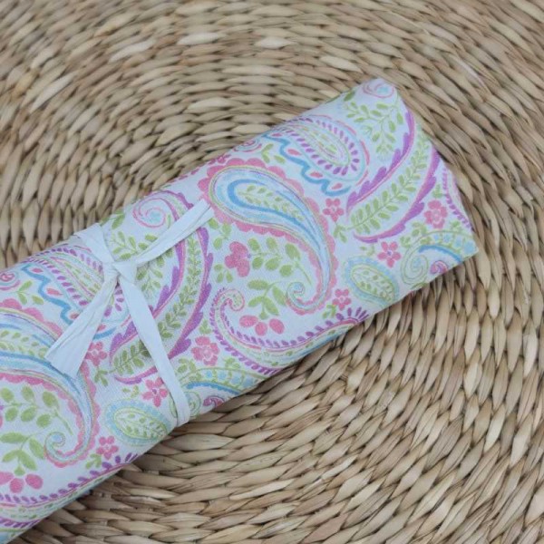 52CM POPELIN PASLEY ROSA