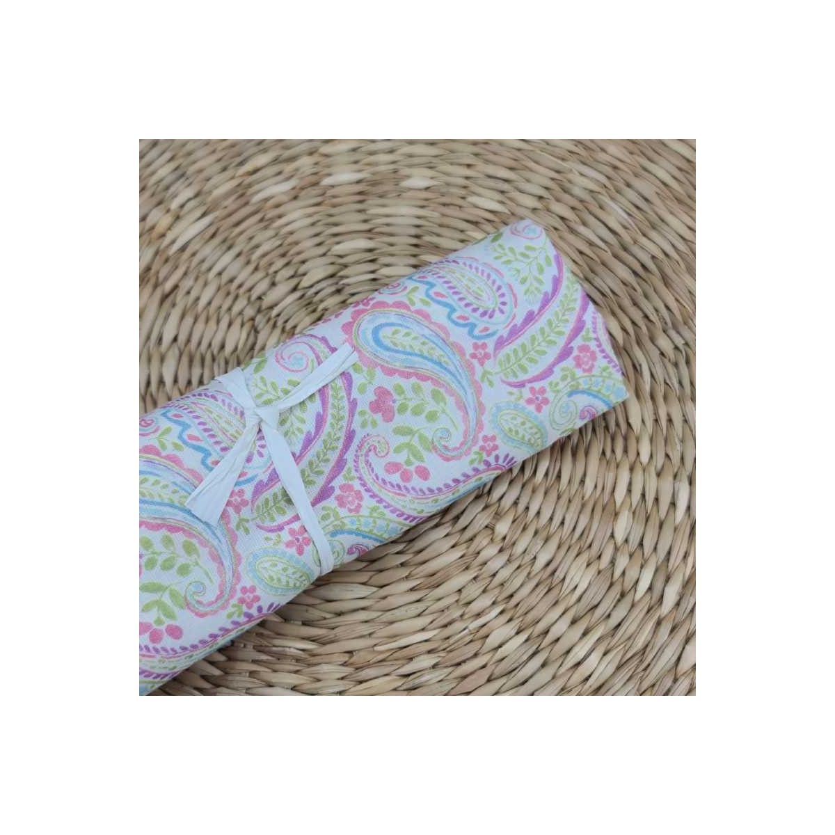 52CM POPELIN PASLEY ROSA