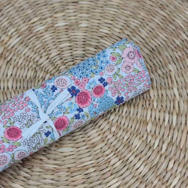 44CM POPELIN FLORES ALINE AZUL