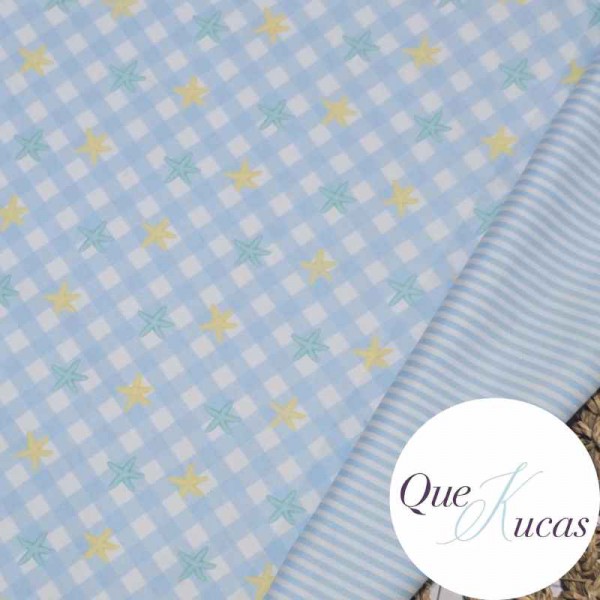 TOALLA MICROFIBRA PARADISE STAR AZUL