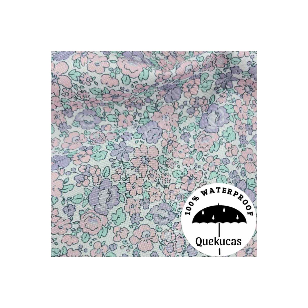 IMPERMEABLE CANVAS FLOR INÉS LAVENDER