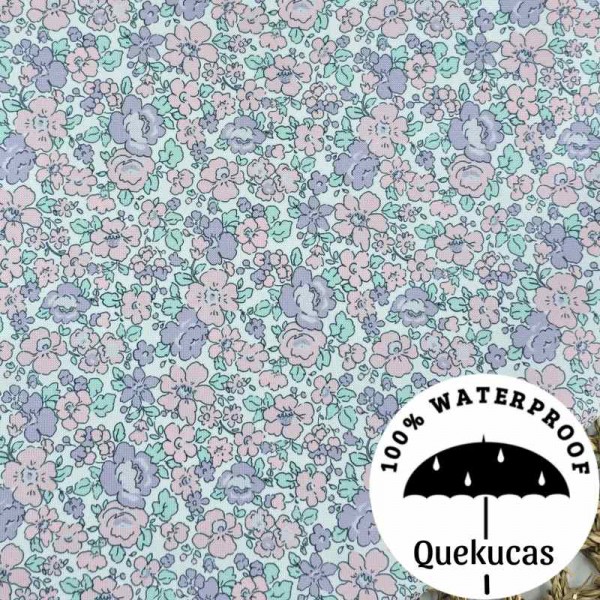 IMPERMEABLE CANVAS FLOR INÉS LAVENDER