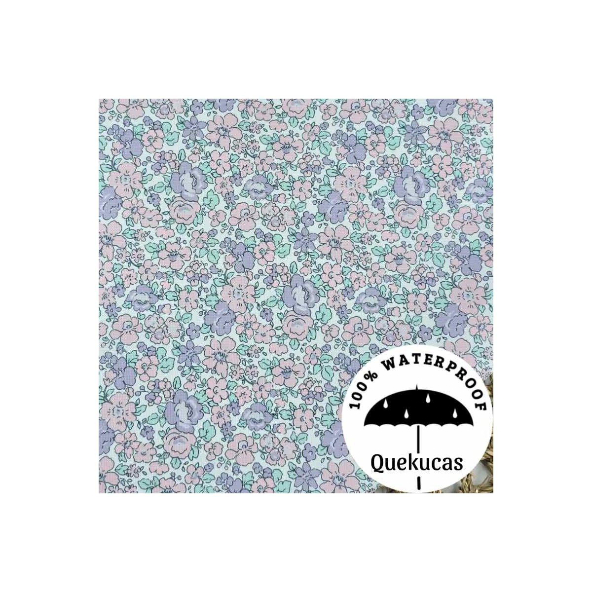 IMPERMEABLE CANVAS FLOR INÉS LAVENDER