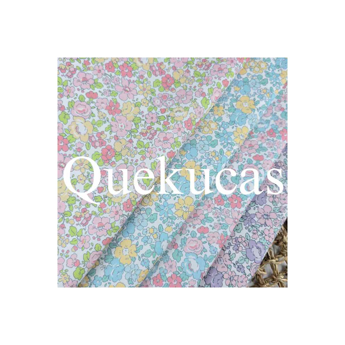 IMPERMEABLE CANVAS FLOR INÉS CANDY