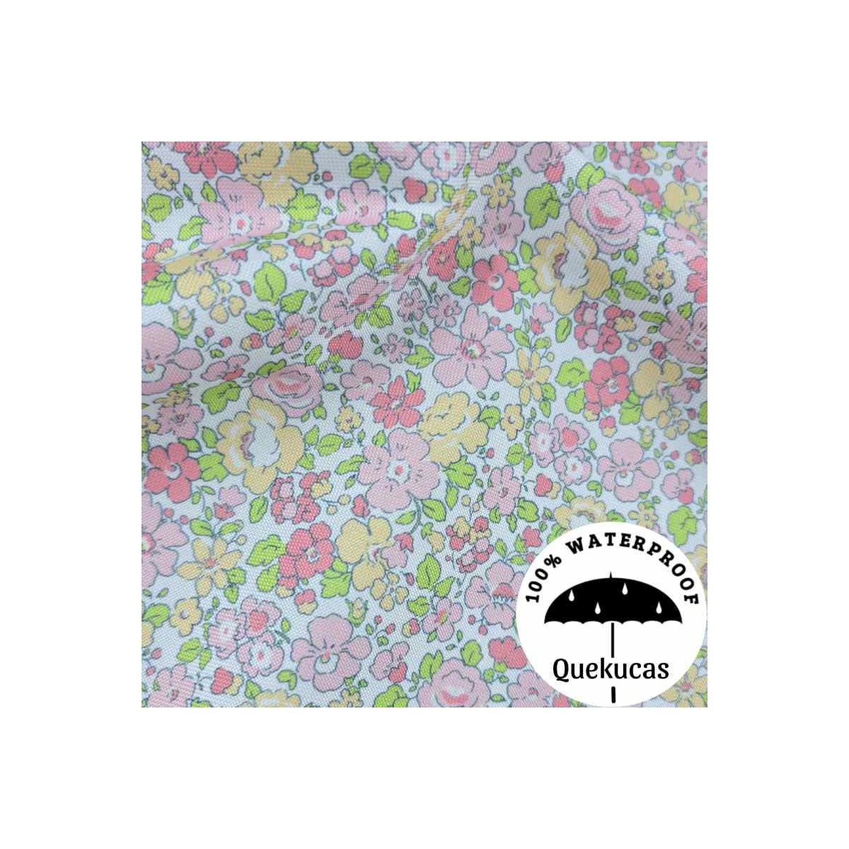 IMPERMEABLE CANVAS FLOR INÉS CANDY