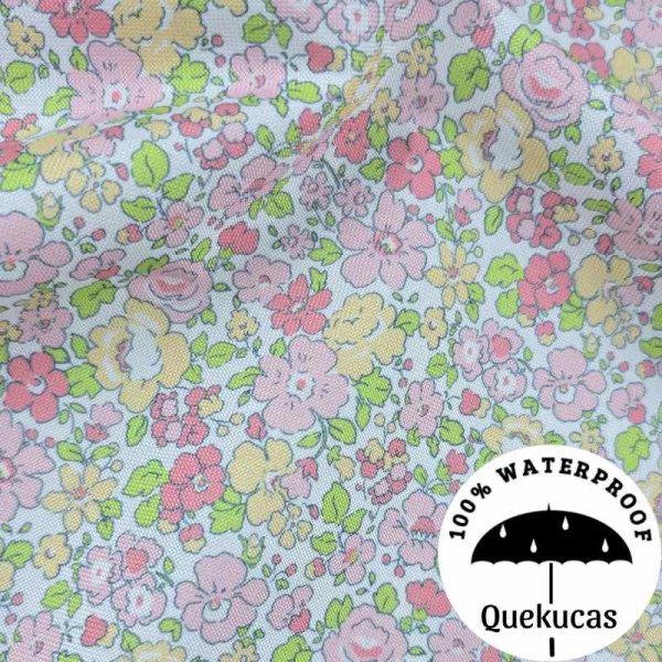 IMPERMEABLE CANVAS FLOR INÉS CANDY