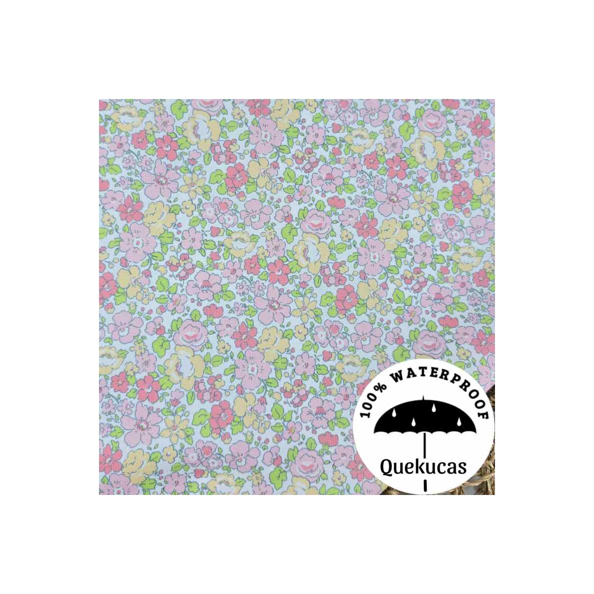 IMPERMEABLE CANVAS FLOR INÉS CANDY