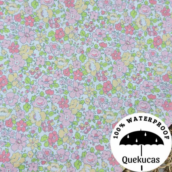 IMPERMEABLE CANVAS FLOR INÉS CANDY