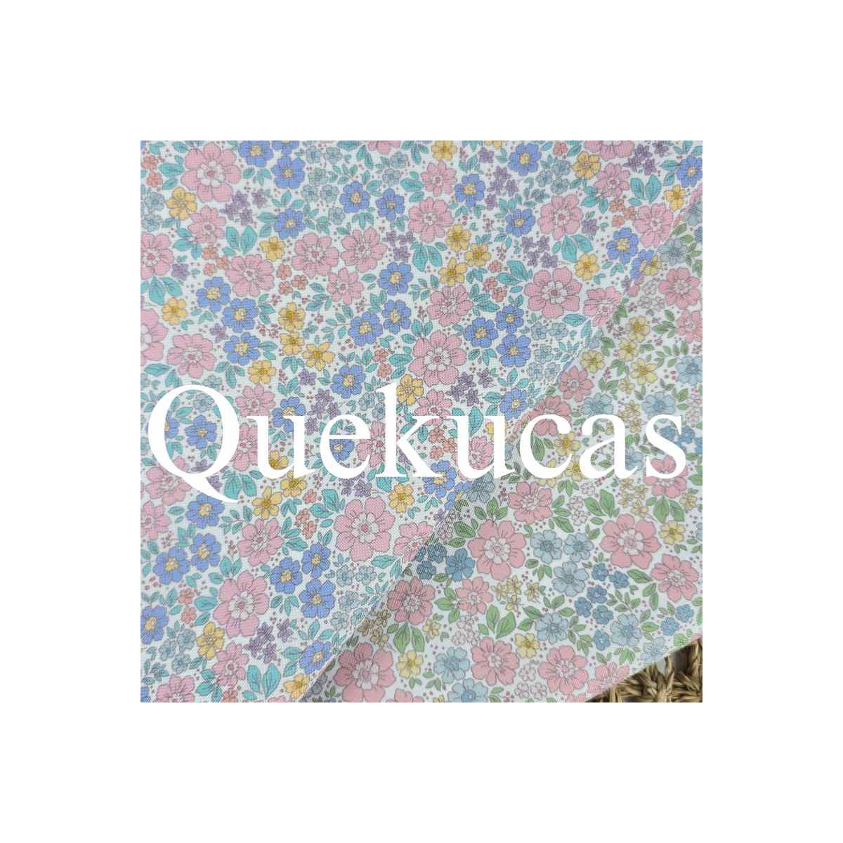 IMPERMEABLE CANVAS FLOR VALERY PINK