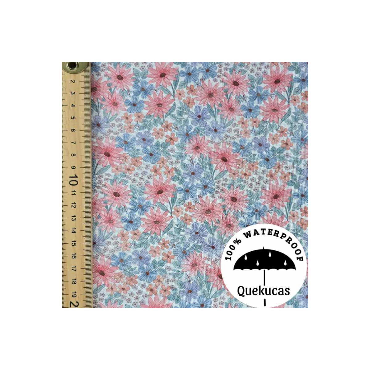 IMPERMEABLE CANVAS FLOR AURA ROSETTE