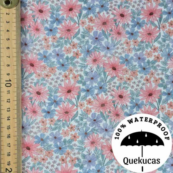 IMPERMEABLE CANVAS FLOR AURA ROSETTE