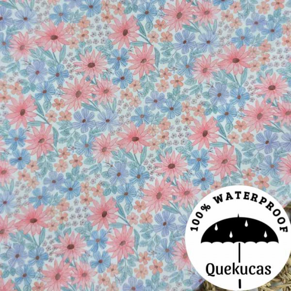 IMPERMEABLE CANVAS FLOR AURA ROSETTE
