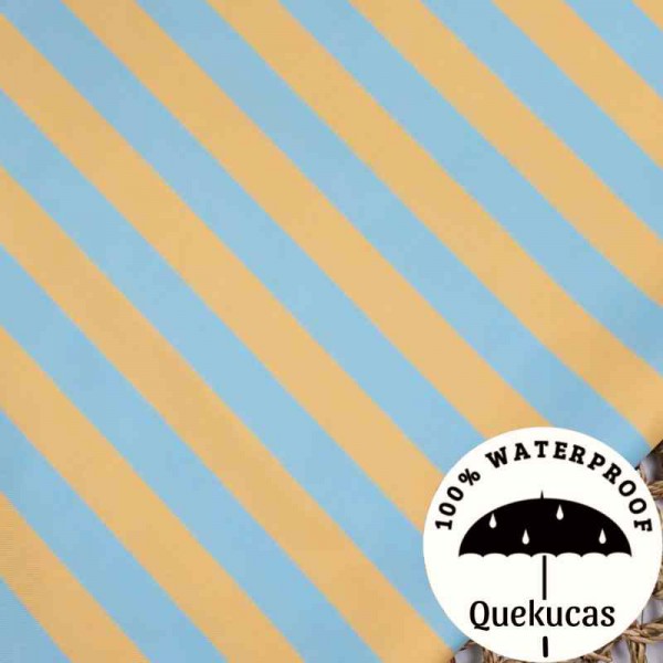 IMPERMEABLE CANVAS RAYAS MALIBÚ VERDE/ALBERO 2