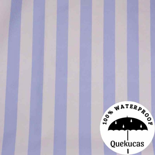 IMPERMEABLE CANVAS RAYAS MALIBU MALVA/ROSA