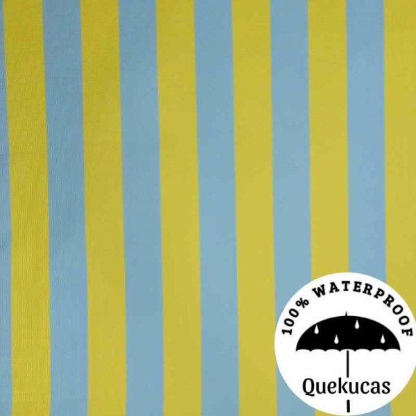 IMPERMEABLE CANVAS RAYAS MALIBU LIMONADA/VERDE EMPOLVADO 2