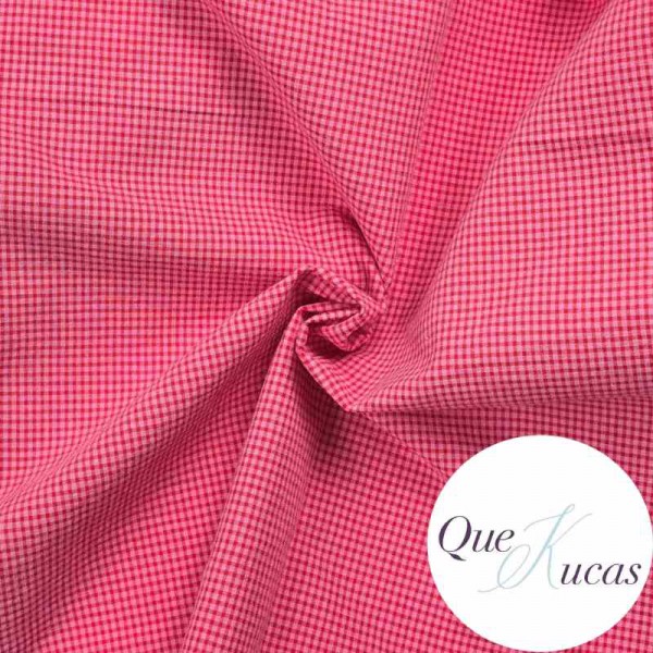 VICHY SEERSUCKER BICOLOR CHERRY MICRO