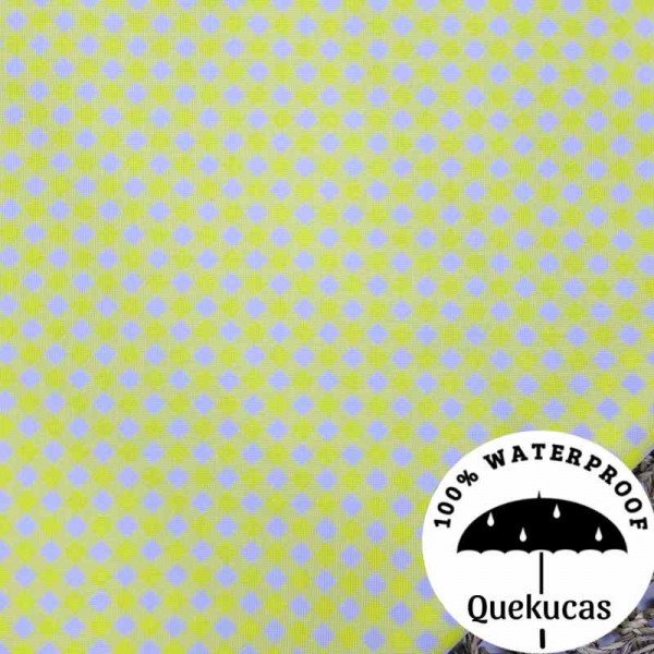 IMPERMEABLE CANVAS VICHY AMARILLO LIMÓN