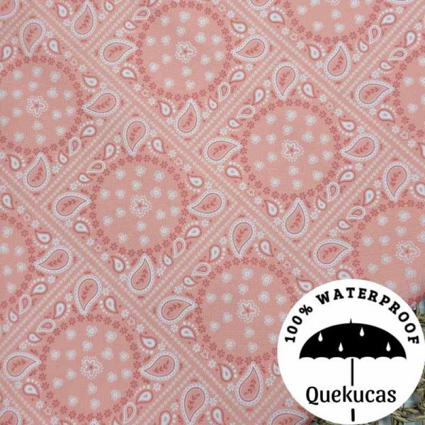 IMPERMEABLE CANVAS BANDANA PEACH