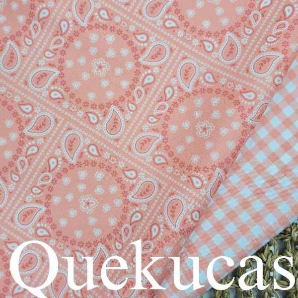 IMPERMEABLE CANVAS BANDANA PEACH 2