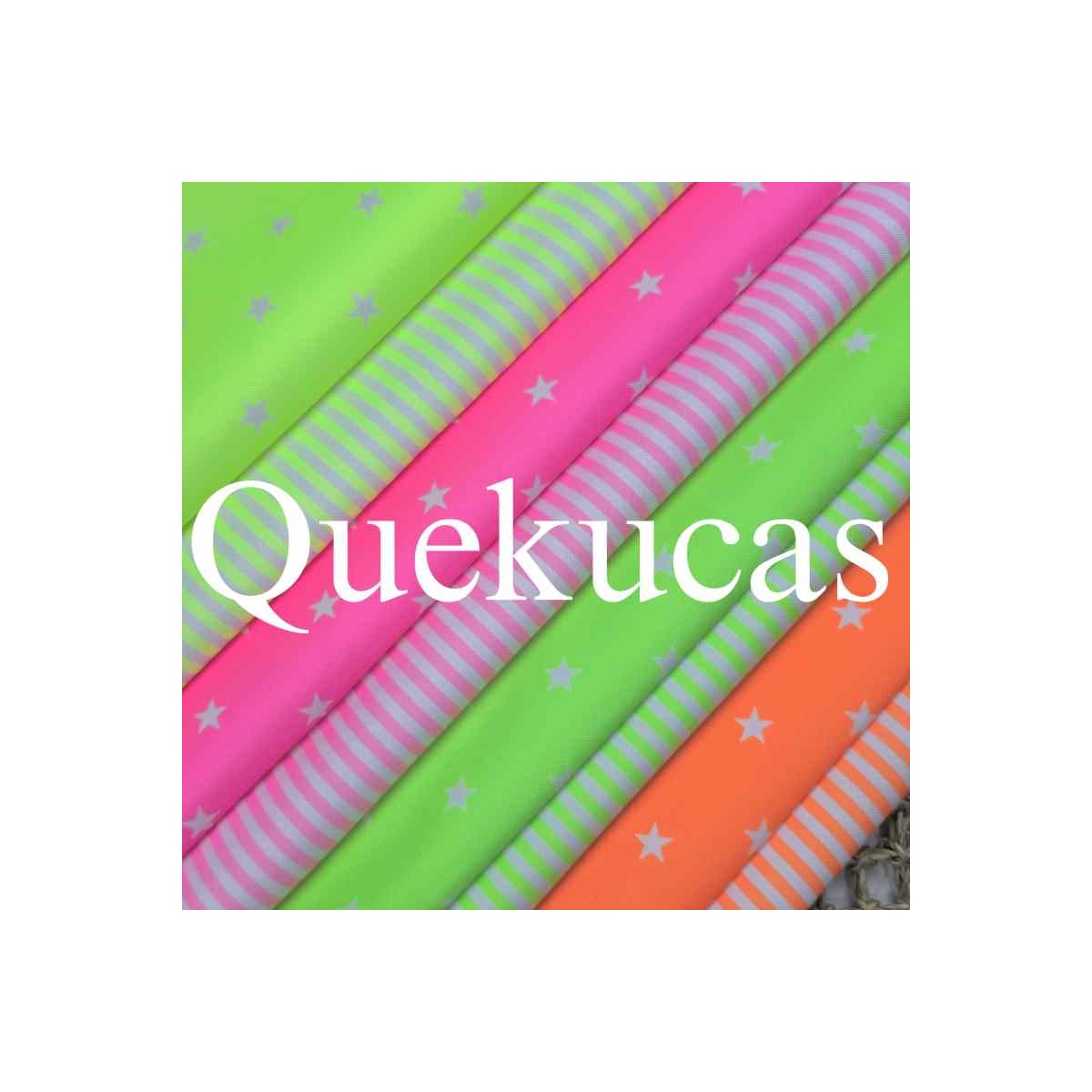 IMPERMEABLE CANVAS ESTRELLAS AMARILLO FLÚOR