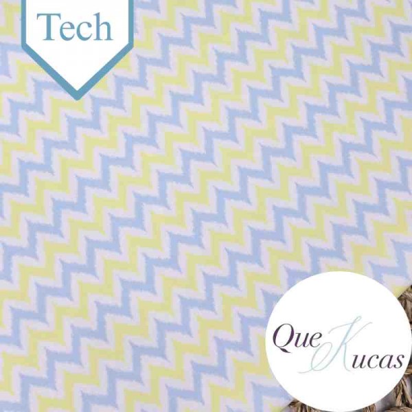 POPELÍN TECH PARADISE AZUL