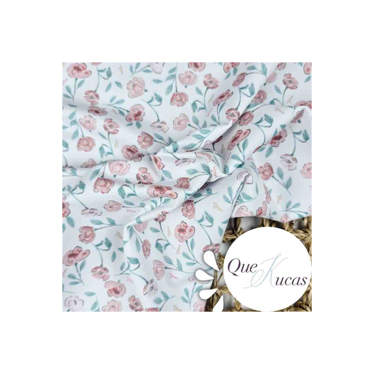 LYCRA DE BAÑO FLOR MÍA ROSA